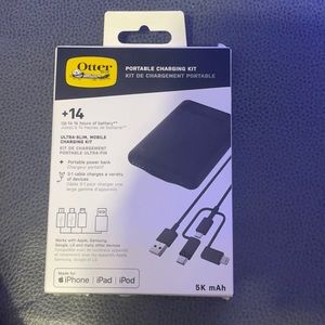 Otter box portable charging kit made for iphone, ipad, and iPod.